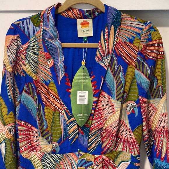 Farm Rio macaw dress new with tags size medium - Picture 3 of 12